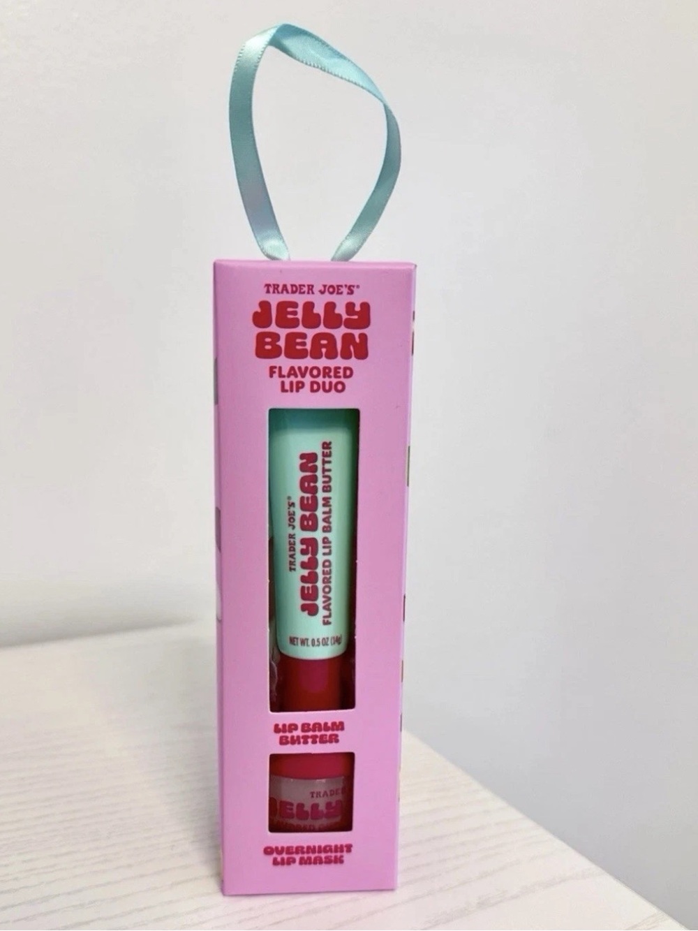 Trader Joe's Jelly Bean Flavored Lip Duo Lip Balm Butter Overnight Mask